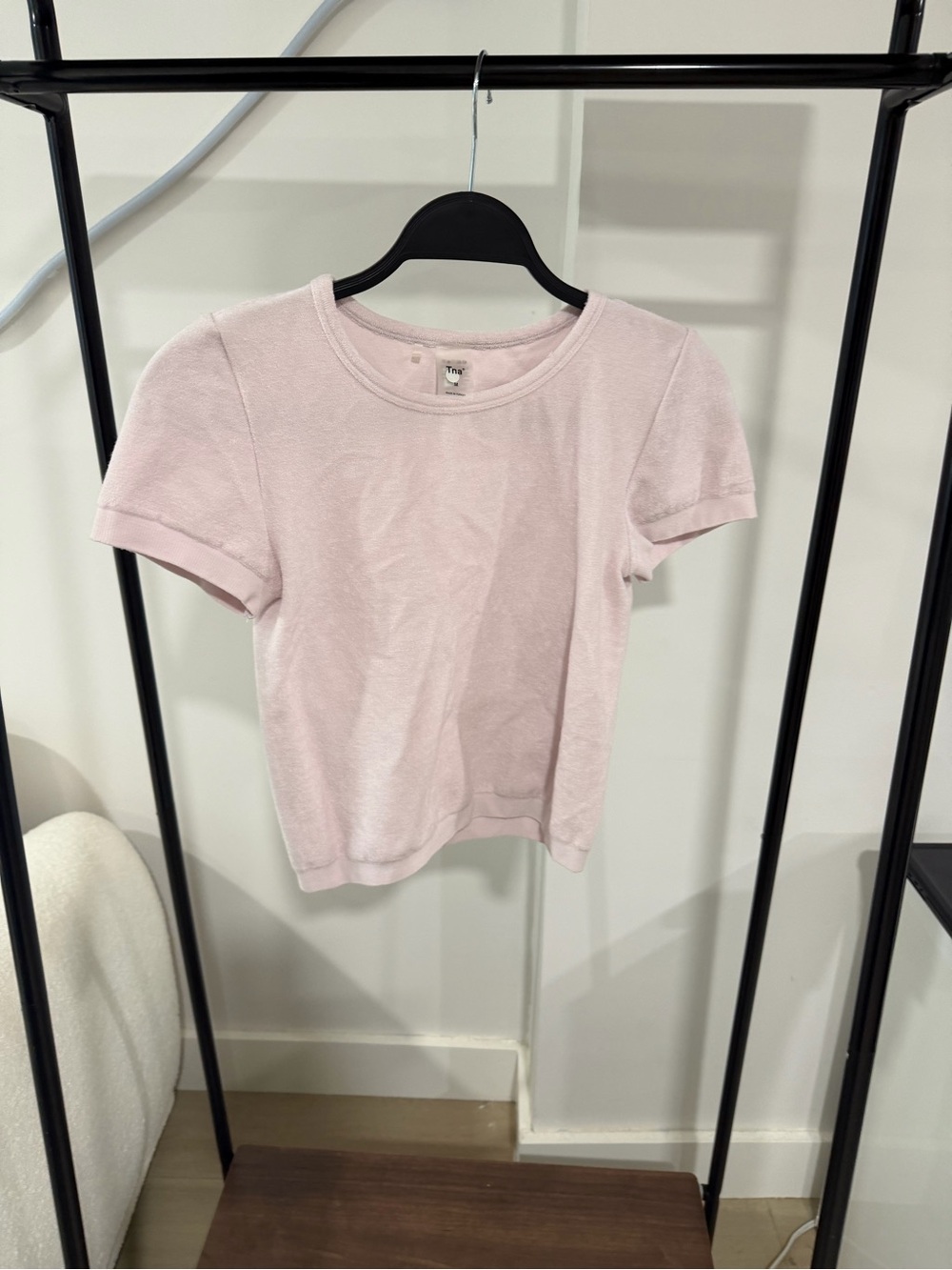 TNA Pale Pink Crewneck Tee